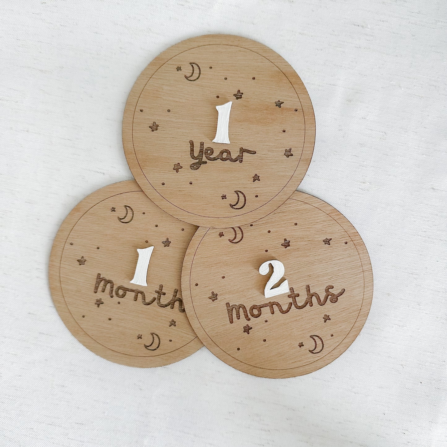 Personalized Baby Milestones |Moon & Stars✨